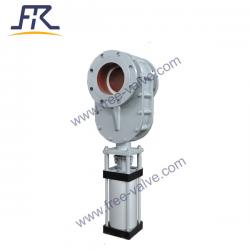 Pneumatic Ceramic Double Disc Gate Valve 