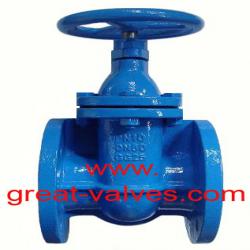 DIN metal gate valve NRS