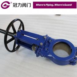 Ductile iron GGG40 PN10 Rising Stem Wafer Style Knife Gate Valve