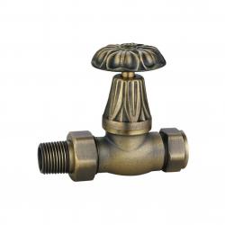 JD-223A Antique Brass Manual Throttle Traditional Radiator Valves