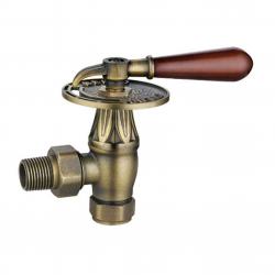 JD-223B-J Antique Brass Manual Throttle Traditional Radiator Valves