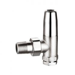 231-J Angled Manual Chrome Traditional Radiator Valve