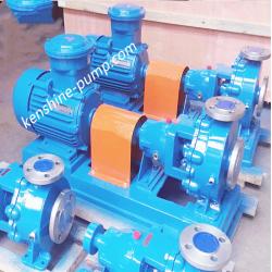 IHK-BW stainless steel chemical centrifugal pump with heat jacket