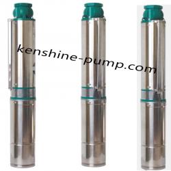 QJD Stainless steel multistage deep well submersible pump