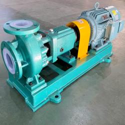 IHF fluoroplastic liner chemical acid transfer pump