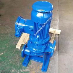 Outdoor vertical sewage pump