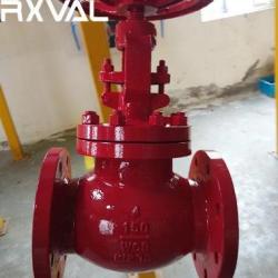 150LB Cast Steel Globe Valve Flange End