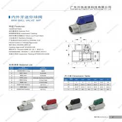 MINi ballvalve-M/F