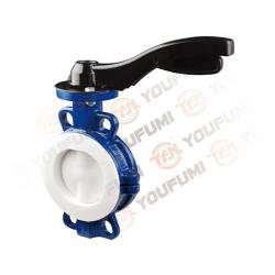 PTFE FULL LINED BUTTERFLY VALVE