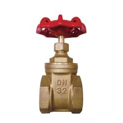 Brass gate valve