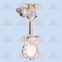 Electric knife gate valve